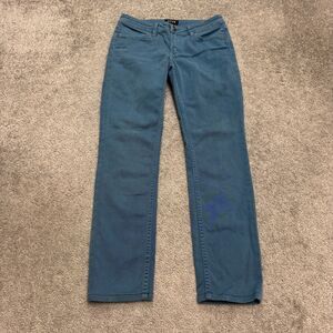 Neuw Razor Skinny Denim Jeans Women 8R Blue Vintage Revision Button Fly Mid Rise